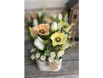 Ovális kaspó barack