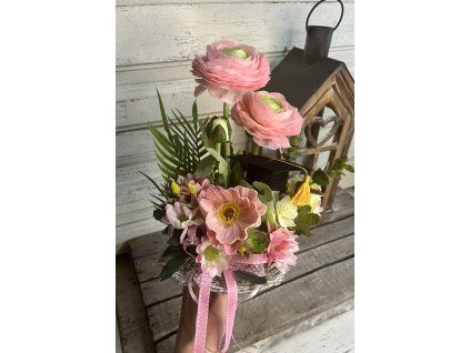 Kis rózsaszín csokor