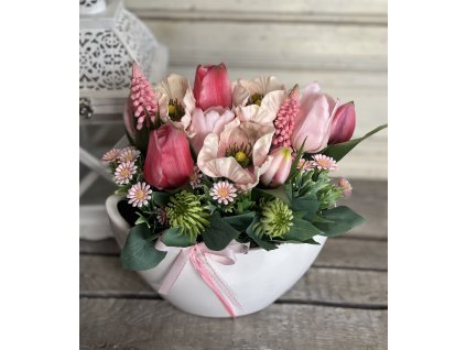 Tulipános pipacsos csónak 1