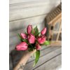 Élethű szilikon tulipán csokor