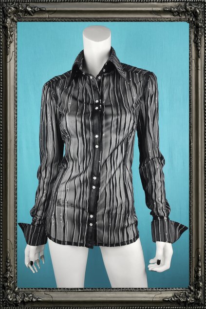 Košile Theresa s černobílými pruhy vel. 38, 40 a 42