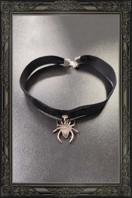 choker pavouk rám