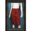 Sukně Lora červený tartan vel. 38