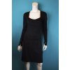Šaty Bow černý semiš vel. S