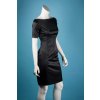Šaty Hatecee černý satén vel. 36
