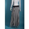 Dlouhá sukně s výrazným černobílým proužkem vel. S