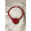 Červený náhrdelník Seely