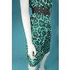 Mint zelené šaty Martini s leopardím vzorem vel. 38 a 40