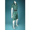 Mint zelené šaty Martini s leopardím vzorem vel. 38 a 40