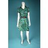 Mint zelené šaty Martini s leopardím vzorem vel. 38 a 40