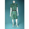 Mint zelené šaty Martini s leopardím vzorem vel. 38 a 40