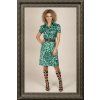 Mint zelené šaty Martini s leopardím vzorem vel. 38 a 40