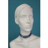 Choker Mafundo ledově modrá s černou