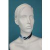 Choker Mafundo ledově modrá a černá