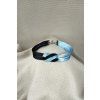 Choker Mafundo ledově modrá a černá