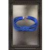 choker tmavě modrý rám