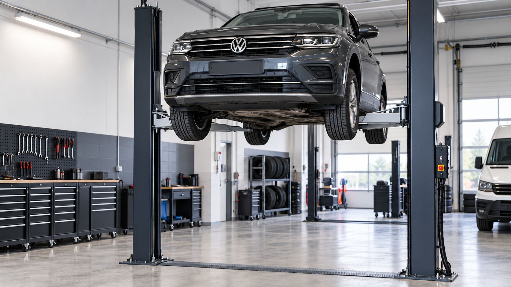 Dvojstĺpové zdviháky v autoservise