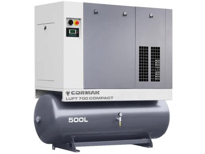 Zostava LUFT 700 COMPACT - 5,5kW - 650 L/min. - Skrutkový kompresor LUFT 700 + Sušička N10S + 500l fľaša