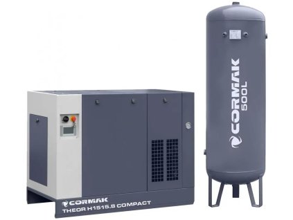 Skrutkový kompresor THEOR H1515.8 COMPACT + Sušička N20S + Tlaková nádrž 16 BAR 500 l