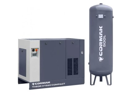 Skrutkový kompresor THEOR H1520 COMPACT + Sušička N20S + Tlaková nádrž 20 BAR 500 l