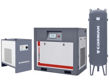 Zostava Kompresor THEOR 20 - 15kW - 2000 l/min. + Sušička IZBERG N20S + Vertikálna fľaša 500