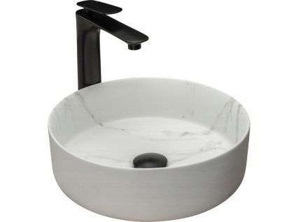 UMÝVADLÁ SAMI Z MATNÉHO MRAMORU - NA PULTOVÚ DOSKU