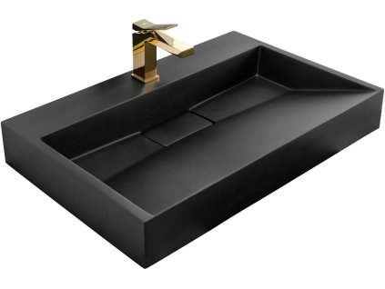 UMÝVADLÁ GOYA 70 BLACK CONGLOMERETE