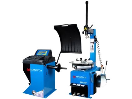 Poloautomatická prezúvačka KM-20P + Automatická vyvažovačka KW-668 PRO