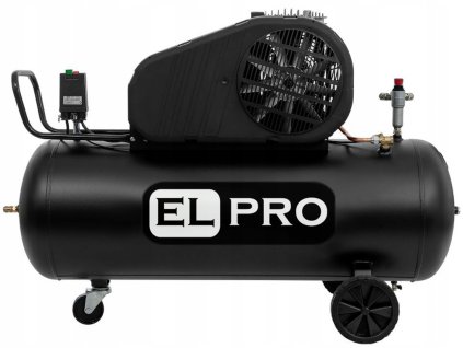 Piestový kompresor BLACK PRO B3800B – 200 l, prietok 490 l/min, 10 barov, 3 kW, 400 V