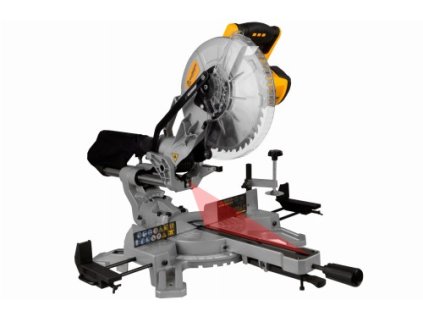 Pokosová píla GMM-MS255 s posuvom a laserom - 255 mm - 2000 W