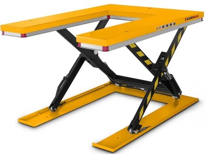 Nožnicový zdvíhací stôl TAU1000 (nosnosť 1000 kg, zdvih 860 mm)