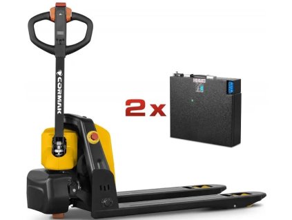 Elektrický paletový vozík Q15-3 s nosnosťou 1500 kg + prídavná batéria