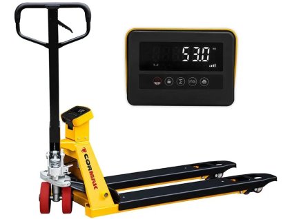 Paletový vozík s elektronickou váhou CORMAK SP2500E