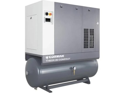 Zostava THEOR 20 COMPACT s invertorom - 15 kW - 2000 l/min. - Skrutkový kompresor THEOR 20 + Sušička N20S + 500l fľaša