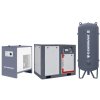 Zostava kompresor THEOR 30 s invertorom - 22 kW - 3200 l/min. + Sušička IZBERG N30S + Vertikálna fľaša 1000 l