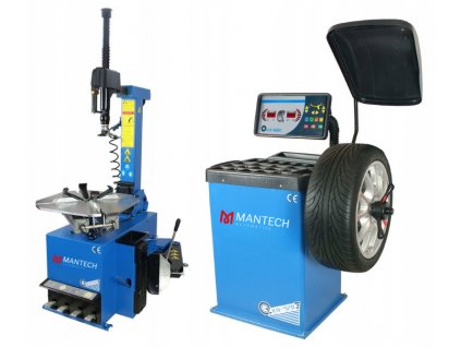 Automatická přezouvačka KM-851 PRO MANTECH + Vyvažovačka kol KW-920 MANTECH