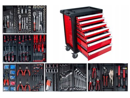 Vozík na nářadí, dílenská skříň 420el