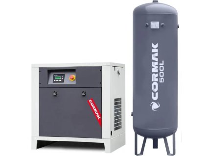 Sestava Kompresor LUFT 700 - 5,5kW - 650L/min. + Vertikální láhev 500L