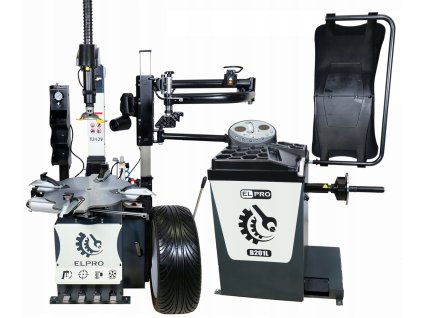 Automatická přezouvačka T24.2V s ramenem RUNFLAT + Automatická vyvažovačka B201L