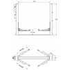 Automatický dvousloupový zvedák DL240 - 190 cm zdvih + dlouhá ramena