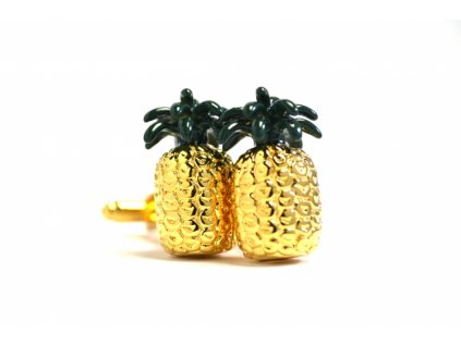 Manžetové knoflíčky - Zlatý ananas