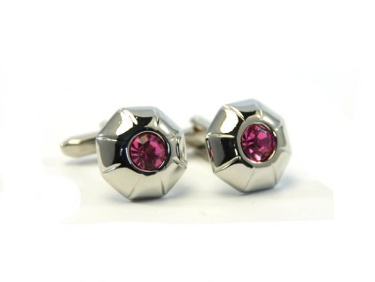Manžetové knoflíčky - Pink gem