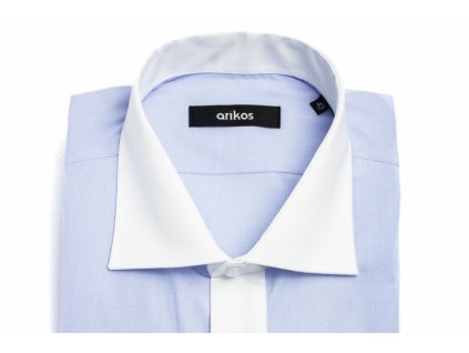 Světle modrá košile na manžetové knoflíky Velikost 41