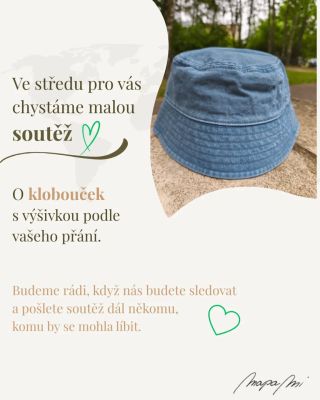 Jen malé upozornění dopředu 💚 Ve středu se tu objeví soutěž 🤝🤩 #mapami #soutezime #klobouk #smallbusiness #followme