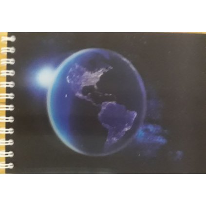 Earth America in night