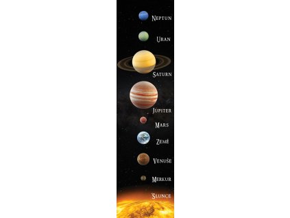 MCP15E SOLAR SYSTEM BOOKMARK CZECH