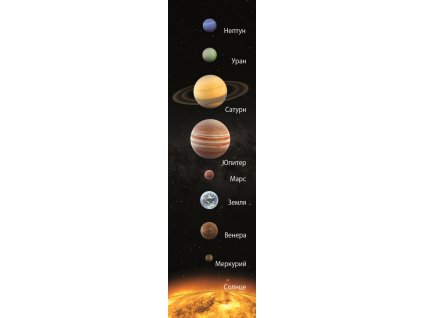 MCP15R SOLAR SYSTEM BOOKMARK RUSSIAN