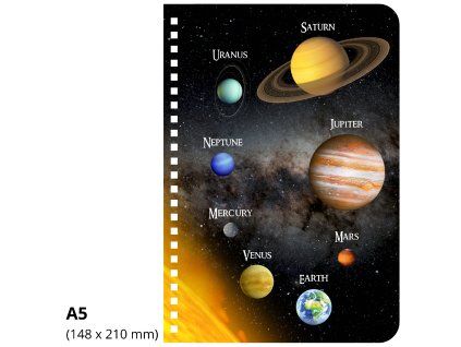 PLANETS EN NOTEBOOK BIG A5