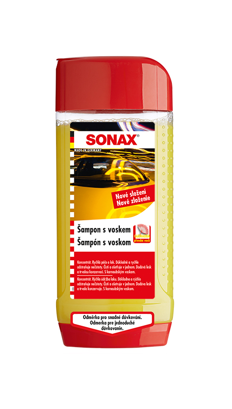 SONAX Autošampon s voskem koncentrát 3x500ml