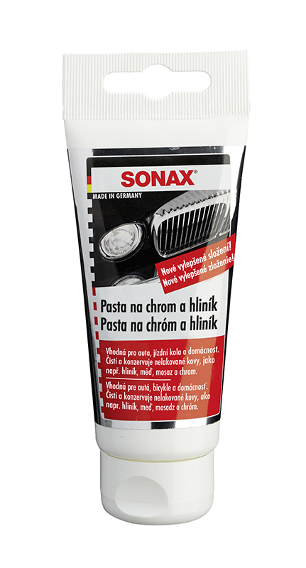 SONAX Čisticí pasta chrom-hliník 3x75 ml